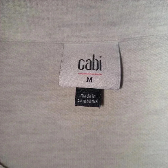 CAbi Snap Shoulder Sweatshirt Size Medium - Picture 5 of 6